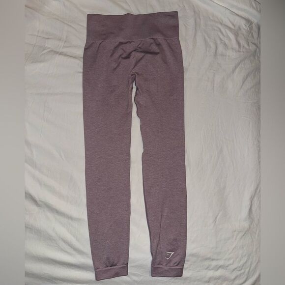 Gymshark Vital Seamless Leggings Pink Marl | Women’s Small Gym outfit - Picture 4 of 10